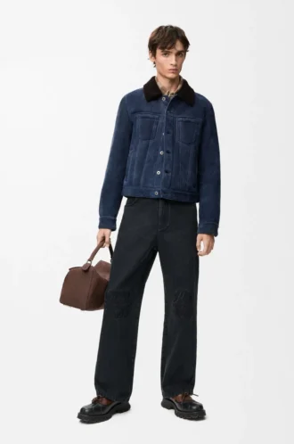 Vaqueros baggy Anagram en denim Negro