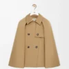 Chaqueta capa de algodón Beige Chaqueta capa de algodón Beige