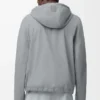 Chaqueta con capucha de algodón gris claro Chaqueta con capucha de algodón gris claro