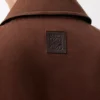 Chaqueta de algodón marrón/marrón oscuro Chaqueta de algodón marrón/marrón oscuro