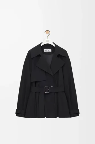 Chaqueta de algodón negro