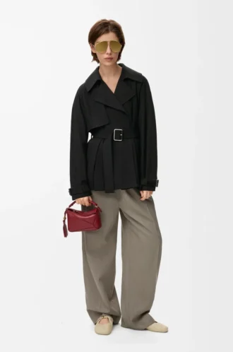 Chaqueta de algodón negro