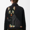 Chaqueta de algodón negro Chaqueta de algodón negro