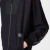 Chaqueta de chándal de lana azul marino/gris Chaqueta de chándal de lana azul marino/gris