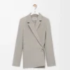 Chaqueta de lana beige claro jaspeado Chaqueta de lana beige claro jaspeado