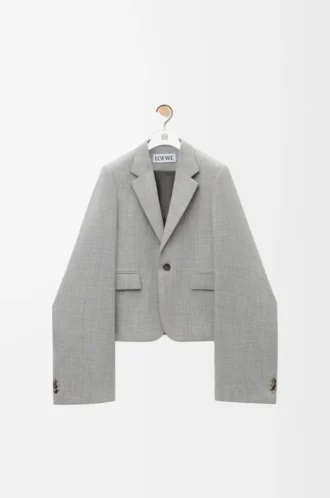 Chaqueta de lana gris