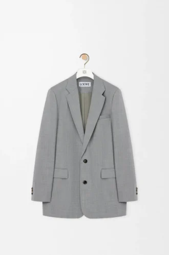 Chaqueta de lana gris