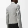 Chaqueta de lana gris