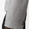 Chaqueta de lana gris