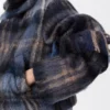 Chaqueta de mezcla de mohair y lana Azul/Multicolor Chaqueta de mezcla de mohair y lana Azul/Multicolor