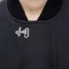 Chaqueta de nailon negro