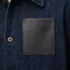 Chaqueta de trabajo en denim azul índigo Chaqueta de trabajo en denim azul índigo