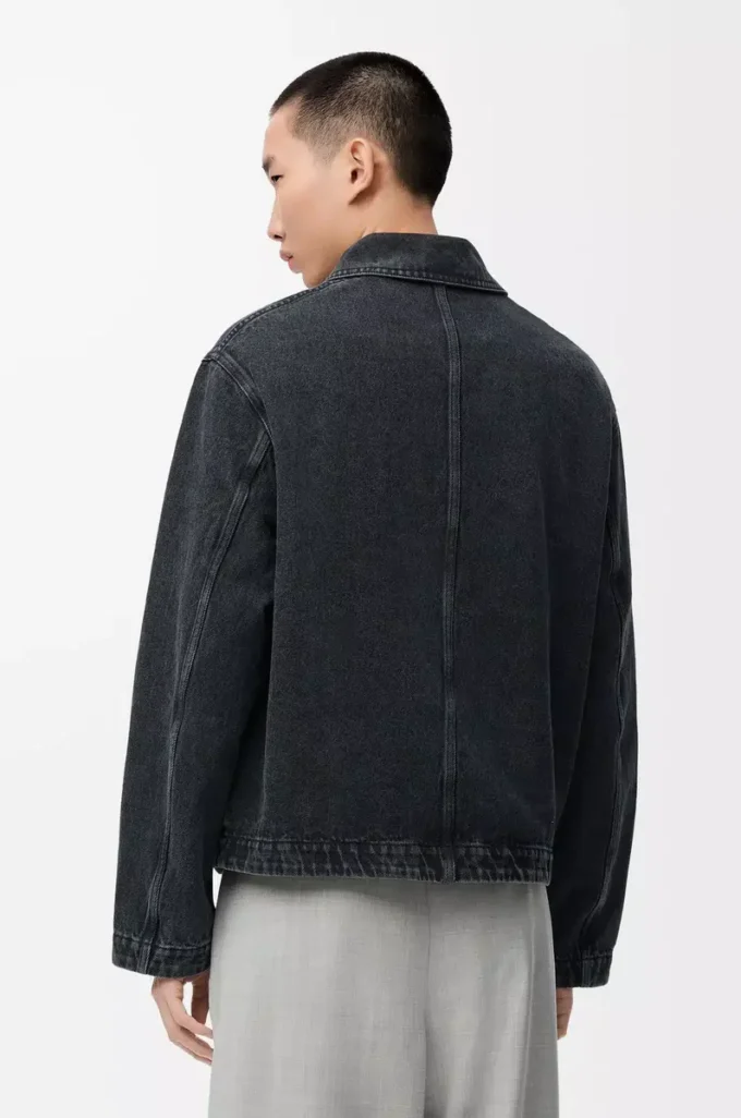 Chaqueta de trabajo en denim Negro Chaqueta de trabajo en denim Negro