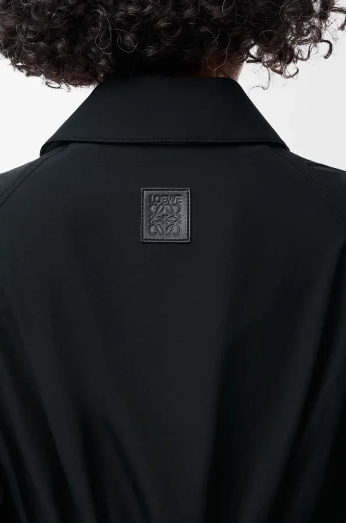 Chaqueta en mezcla de algodón Negro Chaqueta en mezcla de algodón Negro