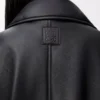 Chaqueta motera de piel de cordero napa. Color negro. Chaqueta motera de piel de cordero napa. Color negro.
