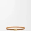 Cinturón LOEWE Graphic de piel de becerro lisa Oak/Gold Cinturón LOEWE Graphic de piel de becerro lisa Oak/Gold