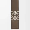 Cinturón reversible Anagram en piel de becerro lisa Gris oscuro/Cigarro oscuro/Paladio