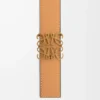 Cinturón reversible Anagram en piel de becerro lisa Warm Desert/Light Oat/Bronze Cinturón reversible Anagram en piel de becerro lisa Warm Desert/Light Oat/Bronze