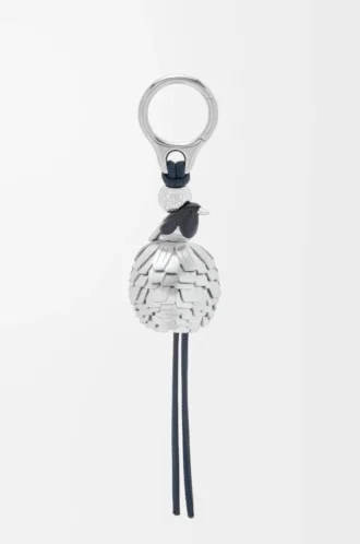 Colgante con dado Magpie Deep Navy/Silver
