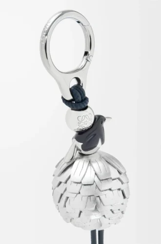 Colgante con dado Magpie Deep Navy/Silver
