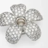 Colgante Flower Hat en plata de ley y cristales Plata/Blanco Colgante Flower Hat en plata de ley y cristales Plata/Blanco