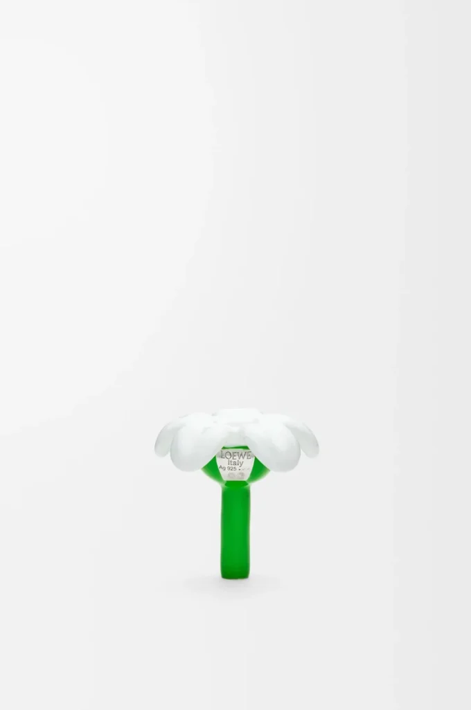 Colgante Flower Seat en plata de ley Plata/Blanco Colgante Flower Seat en plata de ley Plata/Blanco