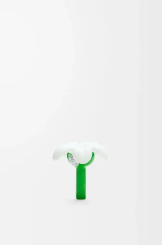 Colgante Flower Seat en plata de ley Plata/Blanco
