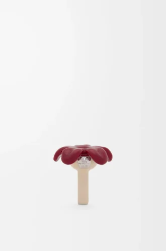 Colgante Flower Seat en plata de ley Plata/Burdeos