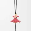Colgante Pink Puzz Negro/Rosa