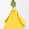 Colgante tulipán en piel de becerro clásica Amarillo Colgante tulipán en piel de becerro clásica Amarillo