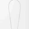 Collar Anagram Pebble en plata de ley y cristales Plata/Multicolor Collar Anagram Pebble en plata de ley y cristales Plata/Multicolor