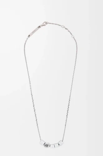Collar Pebble Cube en plata de ley Plata