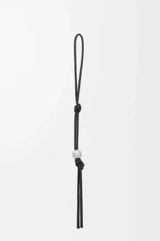 Correa personalizable en piel de becerro clásica Black/Palladium
