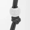 Correa personalizable en piel de becerro clásica Black/Palladium Correa personalizable en piel de becerro clásica Black/Palladium