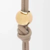 Correa personalizable en piel de becerro clásica Sand/Gold Correa personalizable en piel de becerro clásica Sand/Gold