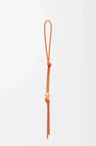 Correa personalizada en piel de becerro clásica Maple Orange