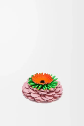 Dado floral en piel de becerro clásica Light Candy