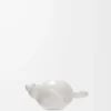 Dados con forma de foca en latón blanco suave Dados con forma de foca en latón blanco suave