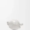 Dados con forma de foca en latón blanco suave Dados con forma de foca en latón blanco suave