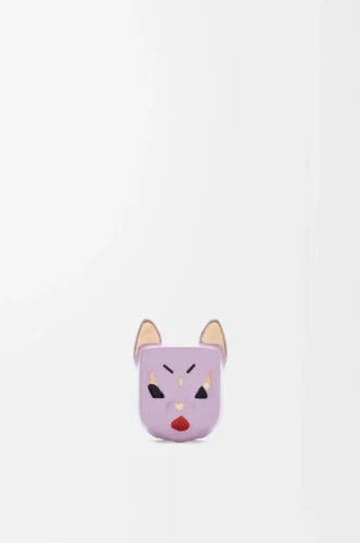 Dados con gatos en morado/amarillo