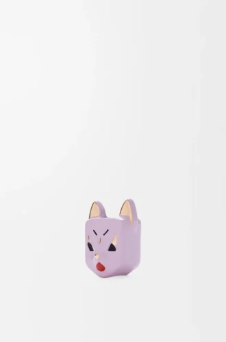 Dados con gatos en morado/amarillo