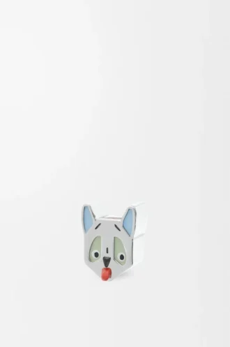 Dados Futurist Cat Plata/Azul
