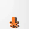 Dados pulpo en piel de becerro Naranja claro Dados pulpo en piel de becerro Naranja claro