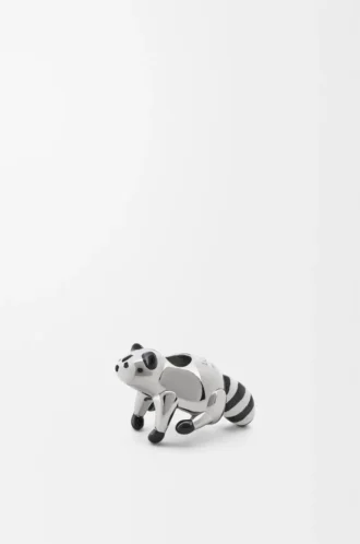 Dados Raccoon plateados