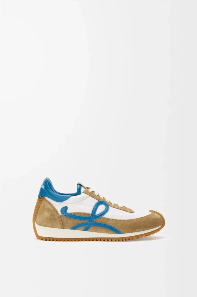 Flow Runner 2.0 de nylon y ante Sand/Blue/White Flow Runner 2.0 de nylon y ante Sand/Blue/White