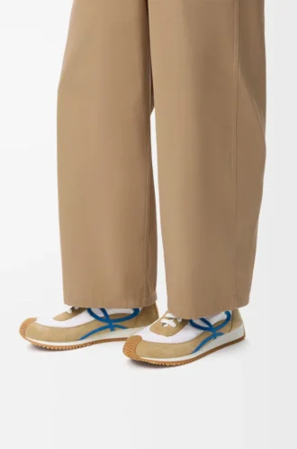 Flow Runner 2.0 de nylon y ante Sand/Blue/White