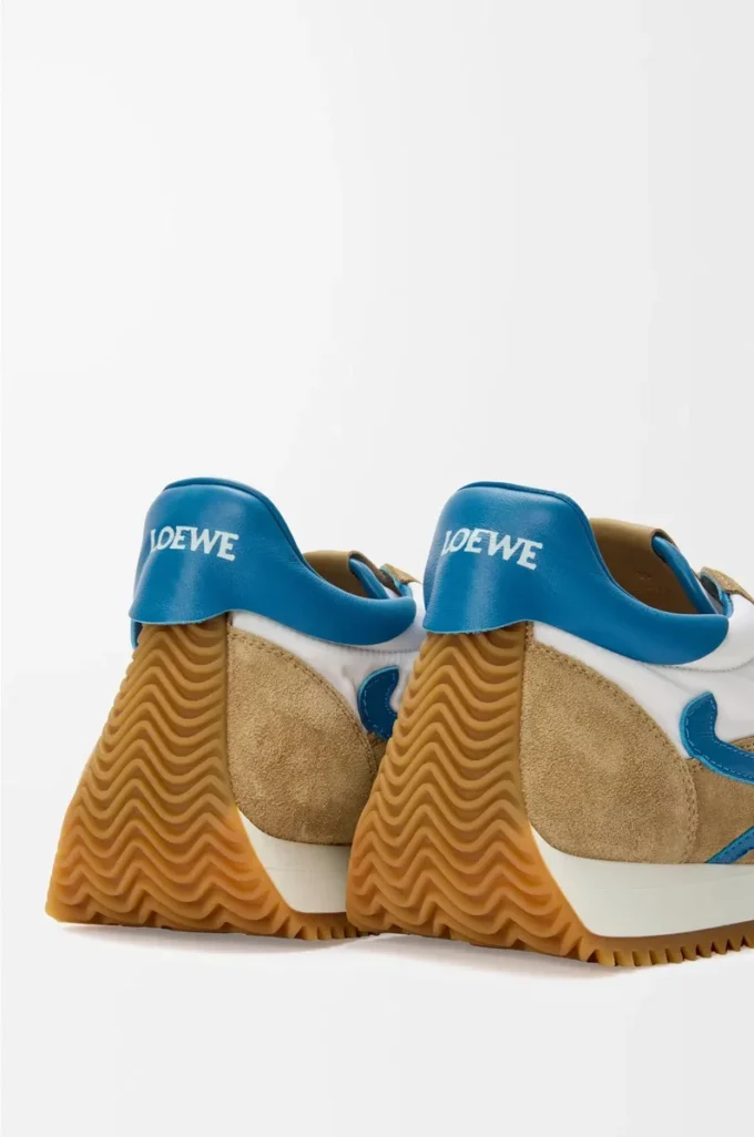 Flow Runner 2.0 de nylon y ante Sand/Blue/White Flow Runner 2.0 de nylon y ante Sand/Blue/White