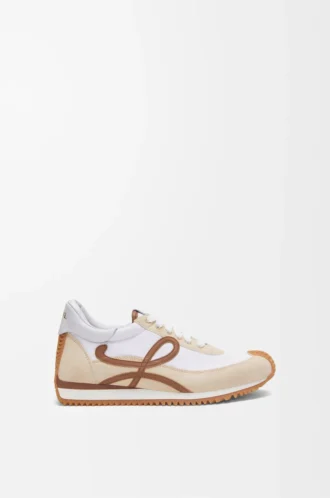 Flow Runner 2.0 en nailon y ante Chocolate/Almost Optic