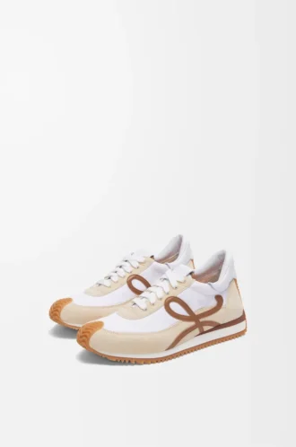 Flow Runner 2.0 en nailon y ante Chocolate/Almost Optic