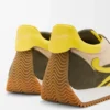 Flow Runner 2.0 en nylon y ante Crema/Amarillo/Verde oliva Flow Runner 2.0 en nylon y ante Crema/Amarillo/Verde oliva